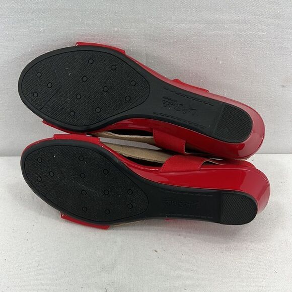 Life Stride Yolo Sandals- Red Fabric- Size 8 M- NIB - Picture 6 of 7